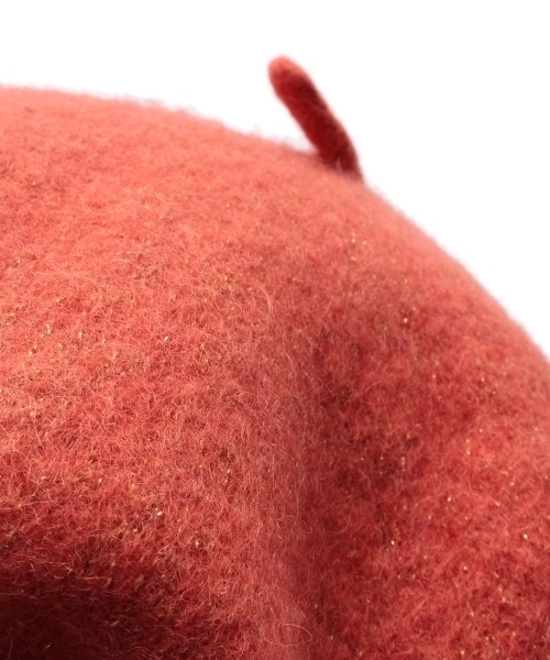 THE EMPORIUM（ジエンポリアム）の「ラメエポプレート付きベレー帽（ハンチング/ベレー帽・レディース・レッド/グレー/ブルー・00）」の6枚目の写真