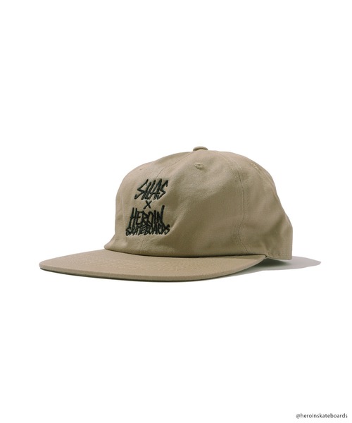 SILAS(サイラス)の「SILAS×HEROIN EMBROIDERY LOGO CAP(キャップ・メンズ・グリーン/カーキ/ブラック・ONE SIZE)」の10枚目の写真