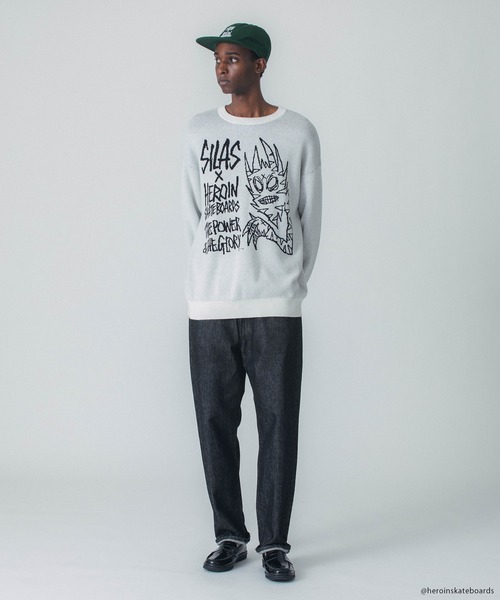 SILAS(サイラス)の「SILAS×HEROIN EMBROIDERY LOGO CAP(キャップ・メンズ・グリーン/カーキ/ブラック・ONE SIZE)」の8枚目の写真