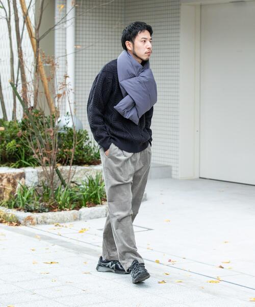 EKAL(エカル)の「『UR TECH』アランクルーネックニット(ニット/セーター・メンズ・グリーン/ブラック/ネイビー・LARGE/MEDIUM)」の18枚目の写真