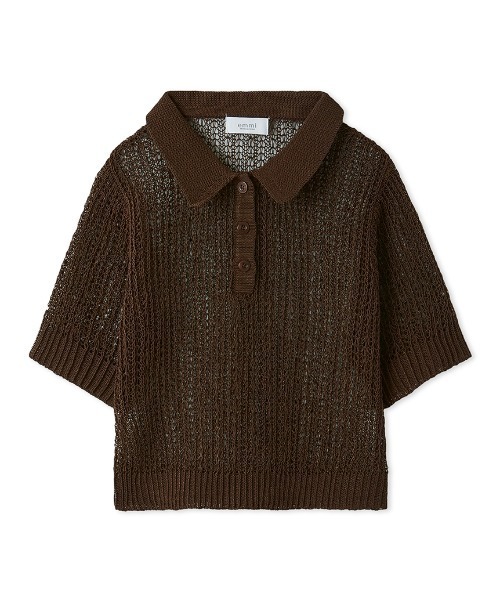 emmi（エミ）の「コードニットトップス（ニット/セーター・レディース・ライトベージュ/ブラック/ブラウン・FREE）」の19枚目の写真