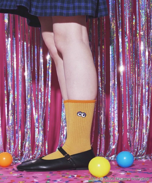 niko and...（ニコアンド）の「【SESAME STREET(セサミストリート)】コラボ 2Pセットソックス（ソックス/靴下・レディース・ブルー/イエロー/レッド・FREE）」の6枚目の写真