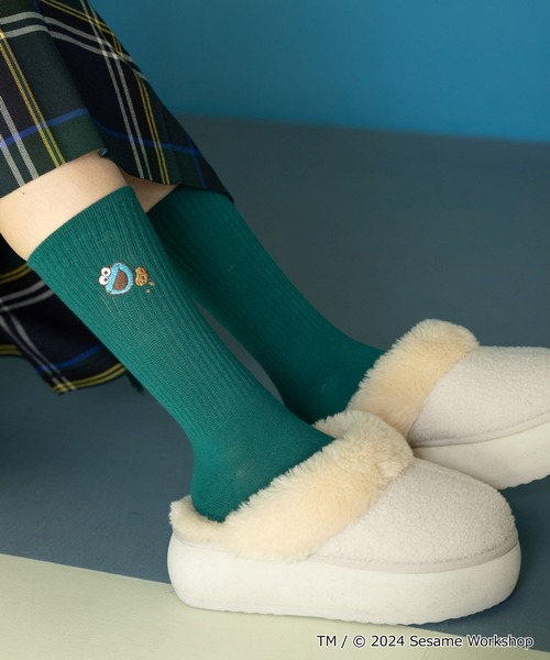 niko and...（ニコアンド）の「【SESAME STREET(セサミストリート)】コラボ 2Pセットソックス（ソックス/靴下・レディース・ブルー/イエロー/レッド・FREE）」の7枚目の写真