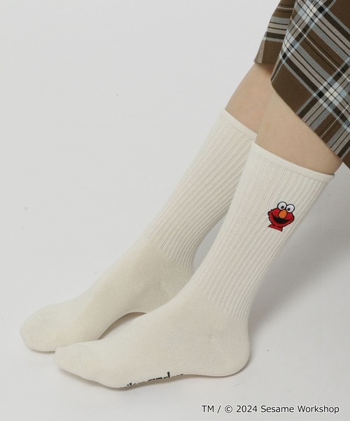 niko and...（ニコアンド）の「【SESAME STREET(セサミストリート)】コラボ 2Pセットソックス（ソックス/靴下・レディース・ブルー/イエロー/レッド・FREE）」の9枚目の写真