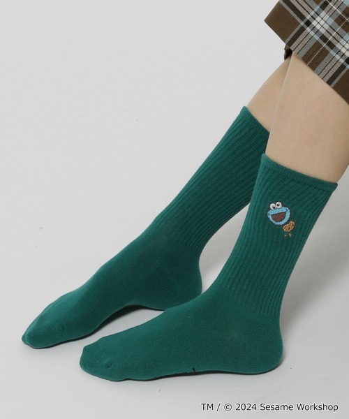 niko and...（ニコアンド）の「【SESAME STREET(セサミストリート)】コラボ 2Pセットソックス（ソックス/靴下・レディース・ブルー/イエロー/レッド・FREE）」の13枚目の写真