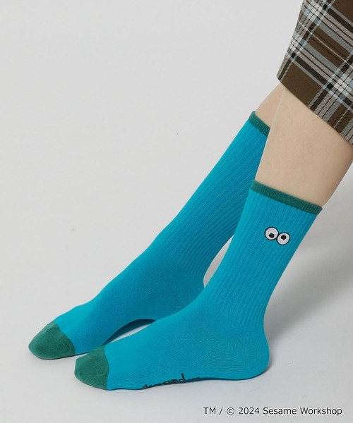 niko and...（ニコアンド）の「【SESAME STREET(セサミストリート)】コラボ 2Pセットソックス（ソックス/靴下・レディース・ブルー/イエロー/レッド・FREE）」の14枚目の写真