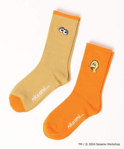 niko and...（ニコアンド）の「【SESAME STREET(セサミストリート)】コラボ 2Pセットソックス（ソックス/靴下・レディース・ブルー/イエロー/レッド・FREE）」の16枚目の写真