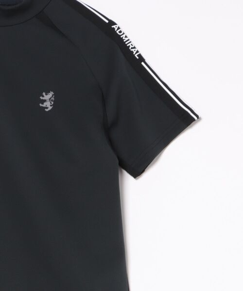 Admiral Golf（アドミラル　ゴルフ）の「CARAT ｱｽﾚﾃｨｯｸﾓｯｸﾈｯｸｼｬﾂ（その他トップス・メンズ・ブラック/ホワイト・LL/L/M）」の10枚目の写真