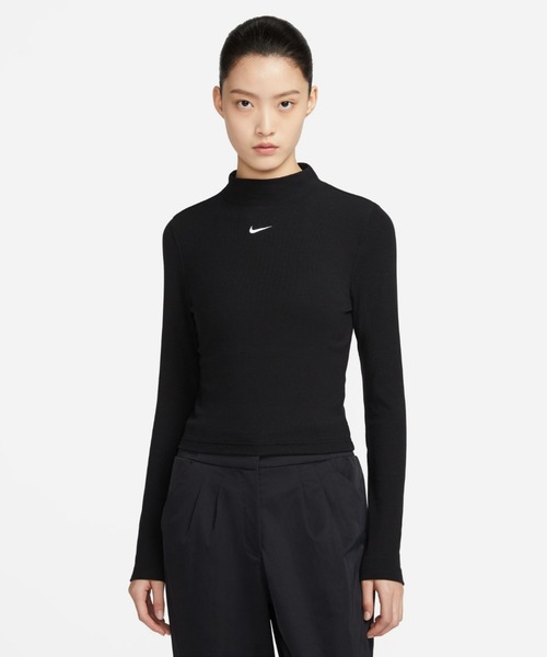 ✨新品/S✨レディース ナイキウォーマーロングスリーブ NIKE（ナイキ） （レディース）リブ ロングスリーブ クロップドトップ