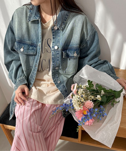 PILIT（ピリット）の「ストライプパジャマパンツ（その他パンツ・レディース・ピンク/ブルー・MEDIUM）」の16枚目の写真