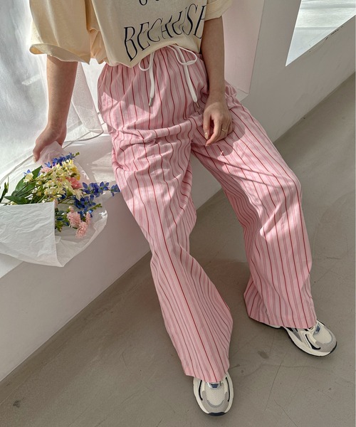 ストライプパジャマパンツ（その他パンツ）｜PILIT（ピリット