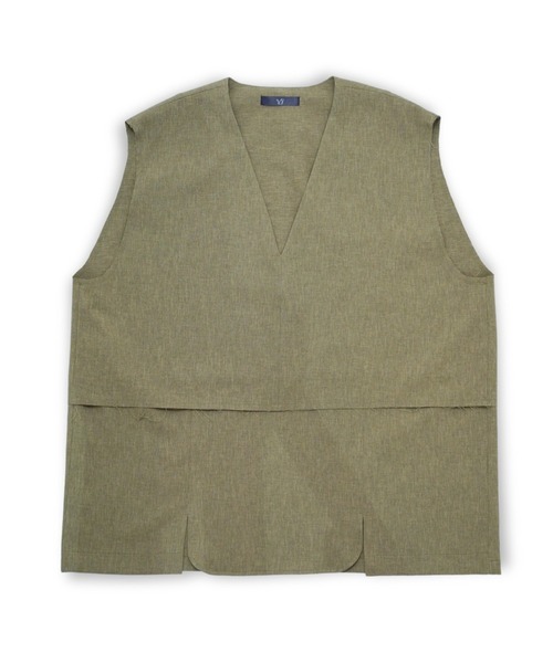 ohta（オータ）の「【ohta 】khaki vest（ベスト・メンズ・カーキ・1）」の5枚目の写真
