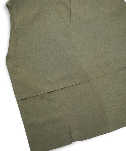 ohta（オータ）の「【ohta 】khaki vest（ベスト・メンズ・カーキ・1）」の3枚目の写真