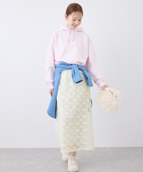 ROPE' PICNIC（ロペピクニック）の「フラワーチュールレースアイラインスカート（スカート・レディース・ライトグレー/ブラック/オフホワイト・36/38）」の16枚目の写真