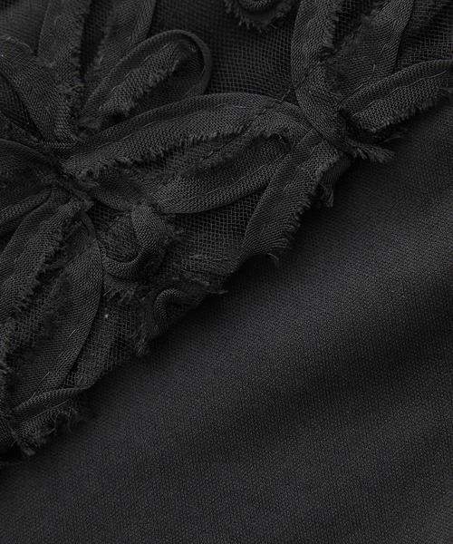 ROPE' PICNIC（ロペピクニック）の「フラワーチュールレースアイラインスカート（スカート・レディース・ライトグレー/ブラック/オフホワイト・36/38）」の9枚目の写真