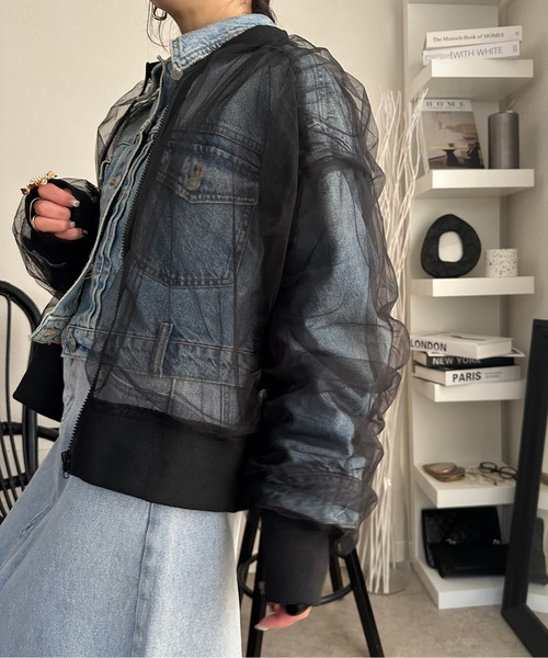 deux amour（ドゥーザムール）の「Wシアーブルゾン（ブルゾン・レディース・ベージュ/グレー/ブラック・FREE）」の11枚目の写真