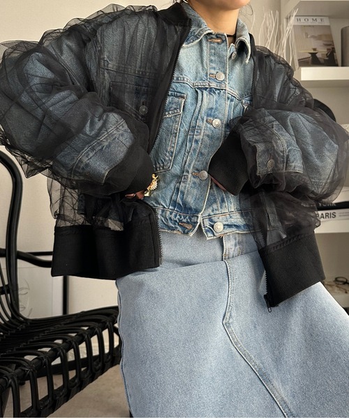 deux amour（ドゥーザムール）の「Wシアーブルゾン（ブルゾン・レディース・ベージュ/グレー/ブラック・FREE）」の14枚目の写真