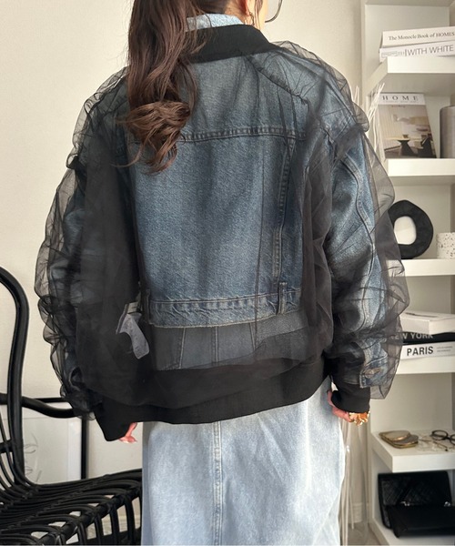 deux amour（ドゥーザムール）の「Wシアーブルゾン（ブルゾン・レディース・ベージュ/グレー/ブラック・FREE）」の15枚目の写真