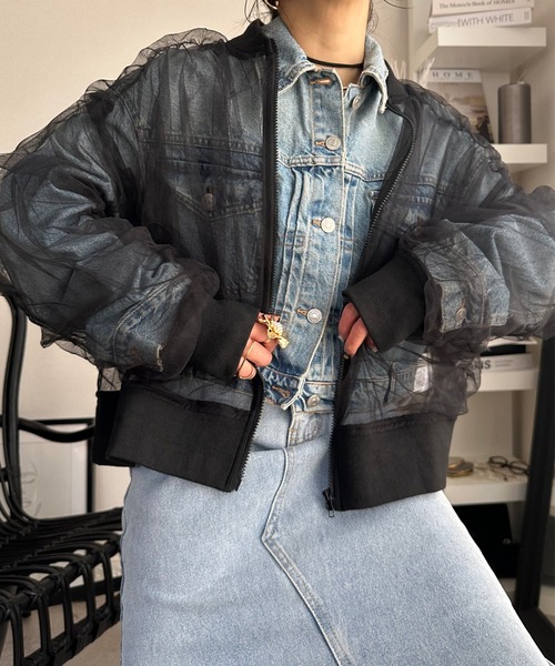 deux amour（ドゥーザムール）の「Wシアーブルゾン（ブルゾン・レディース・ベージュ/グレー/ブラック・FREE）」の12枚目の写真