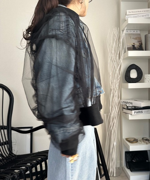 deux amour（ドゥーザムール）の「Wシアーブルゾン（ブルゾン・レディース・ベージュ/グレー/ブラック・FREE）」の10枚目の写真