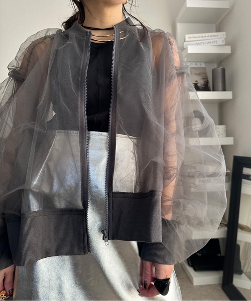 deux amour（ドゥーザムール）の「Wシアーブルゾン（ブルゾン・レディース・ベージュ/グレー/ブラック・FREE）」の19枚目の写真