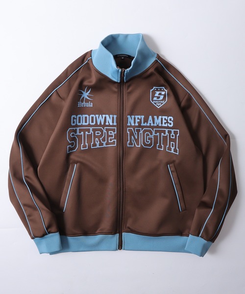 セール】Sideline printed track jacket / サイドライン