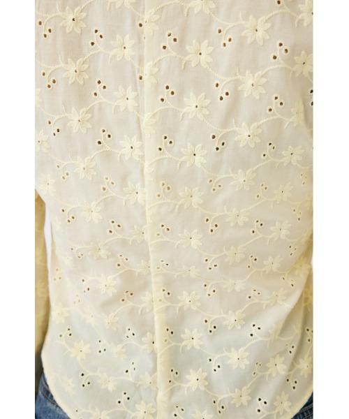 MOUSSY | FRONT TIE EYELET シャツ (シャツ・ブラウス ) |SHEL