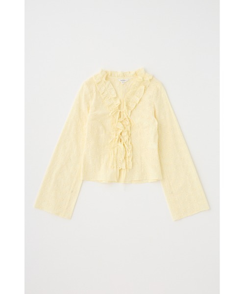 セール】FRONT TIE EYELET シャツ（シャツ/ブラウス）｜MOUSSY