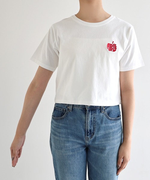 andme(アンドミー)の「フルーツロゴミニTシャツ(Tシャツ/カットソー・レディース・ホワイト系その他/ホワイト系その他2/ホワイト系その他3・M)」の14枚目の写真