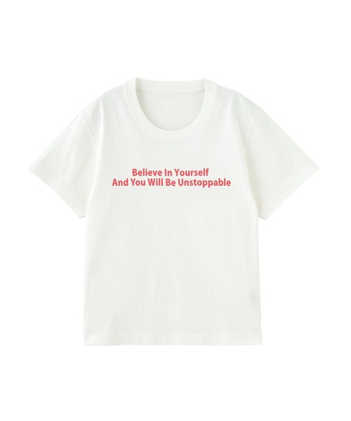 ROSE BUD(ローズバッド)の「【WEB・一部店舗限定】PRINT S/S TEE(Tシャツ/カットソー・レディース・ブラック/ホワイト/グレー・ONE SIZE)」の6枚目の写真
