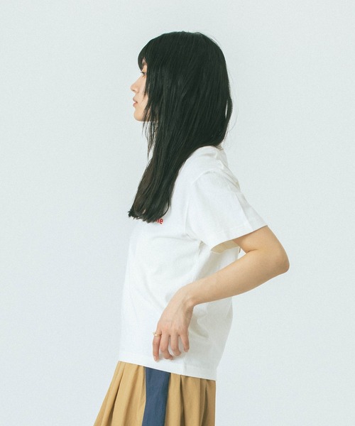ROSE BUD(ローズバッド)の「【WEB・一部店舗限定】PRINT S/S TEE(Tシャツ/カットソー・レディース・ブラック/ホワイト/グレー・ONE SIZE)」の20枚目の写真