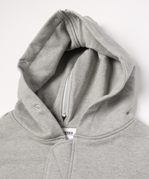 DISCOVERED（ディスカバード）の「B-7 SWEAT ZIP HOODIE（パーカー・メンズ・ブラック/グレー・3/1）」の8枚目の写真