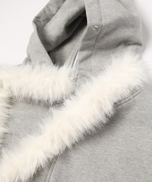 DISCOVERED（ディスカバード）の「B-7 SWEAT ZIP HOODIE（パーカー・メンズ・ブラック/グレー・3/1）」の9枚目の写真