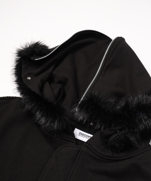 DISCOVERED（ディスカバード）の「B-7 SWEAT ZIP HOODIE（パーカー・メンズ・ブラック/グレー・3/1）」の14枚目の写真