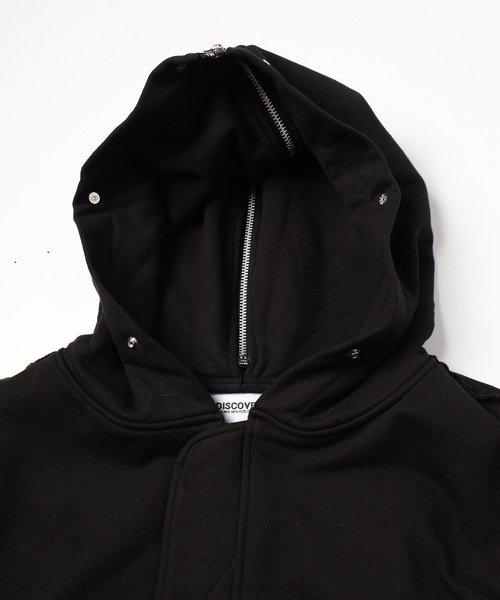 DISCOVERED（ディスカバード）の「B-7 SWEAT ZIP HOODIE（パーカー・メンズ・ブラック/グレー・3/1）」の15枚目の写真
