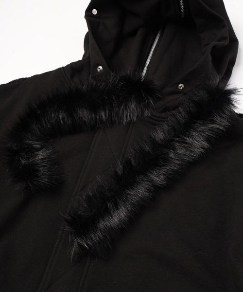 DISCOVERED（ディスカバード）の「B-7 SWEAT ZIP HOODIE（パーカー・メンズ・ブラック/グレー・3/1）」の16枚目の写真