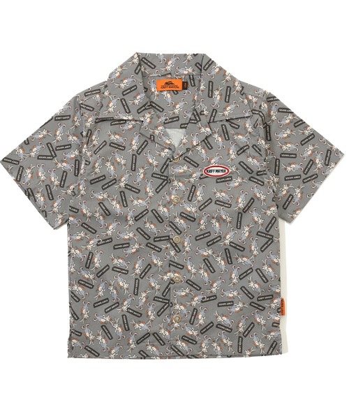 KRIFF MAYER Kid's Collection（クリフメイヤーキッズコレクション）の「【撥水・防汚・透湿・UVカット・ストレッチ】かるさらエアーエンジョイシャツ（シャツ/ブラウス・キッズ・サックスブルー/ナチュラル/グレー/イエロー・120/130/140/150/160/170）」の19枚目の写真