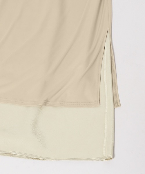 LOWRYS FARM（ローリーズファーム）の「シワサテンスカート　 291132（スカート・レディース・チャコールグレー/グリーン/アイボリー/ブラック・FREE）」の8枚目の写真