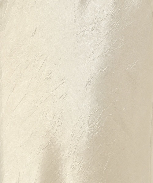 LOWRYS FARM（ローリーズファーム）の「シワサテンスカート　 291132（スカート・レディース・チャコールグレー/グリーン/アイボリー/ブラック・FREE）」の9枚目の写真