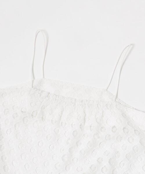 URBAN RESEARCH（アーバンリサーチ）の「インドレースベアキャミワンピース（ワンピース・レディース・オフホワイト/ブラック・FREE）」の13枚目の写真