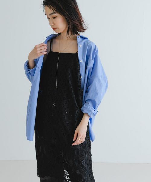 URBAN RESEARCH（アーバンリサーチ）の「インドレースベアキャミワンピース（ワンピース・レディース・オフホワイト/ブラック・FREE）」の17枚目の写真