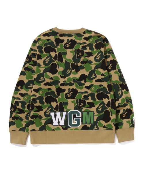 A BATHING APE(アベイシングエイプ)の「ABC CAMO SHARK CREWNECK SWEATSHIRT(スウェット・メンズ・ブルー/グリーン/ピンク・X-LARGE/LARGE/MEDIUM/XX-LARGE/SMALL/XXX-LARGE)」の4枚目の写真