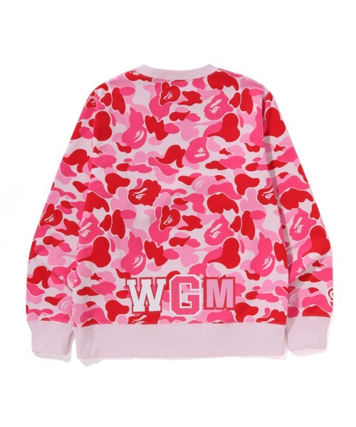 A BATHING APE(アベイシングエイプ)の「ABC CAMO SHARK CREWNECK SWEATSHIRT(スウェット・メンズ・ブルー/グリーン/ピンク・X-LARGE/LARGE/MEDIUM/XX-LARGE/SMALL/XXX-LARGE)」の6枚目の写真