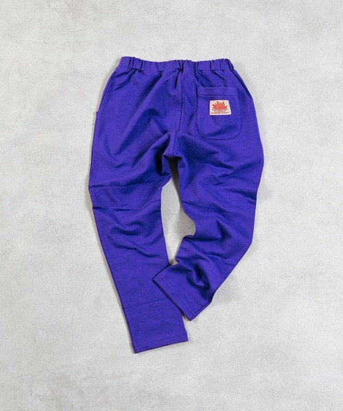 Life Support Products（ライフサポートプロダクツ）の「【26年春夏新色】【防汚加工】ストレッチパンツ（スウェットパンツ・キッズ・マスタード/ラベンダー/オレンジ/ライトグリーン/杢グレー/ターコイズブルー/ブラック/ライトブルー/カーキ/チャコール/ライトピンク/テラコッタ/パープル/ライトブラウン/レッド/グリーン/ネイビー・80/90/95/100/110/120/130）」の12枚目の写真