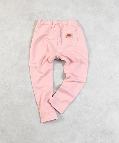 Life Support Products（ライフサポートプロダクツ）の「【26年春夏新色】【防汚加工】ストレッチパンツ（スウェットパンツ・キッズ・マスタード/ラベンダー/オレンジ/ライトグリーン/杢グレー/ターコイズブルー/ブラック/ライトブルー/カーキ/チャコール/ライトピンク/テラコッタ/パープル/ライトブラウン/レッド/グリーン/ネイビー・80/90/95/100/110/120/130）」の15枚目の写真