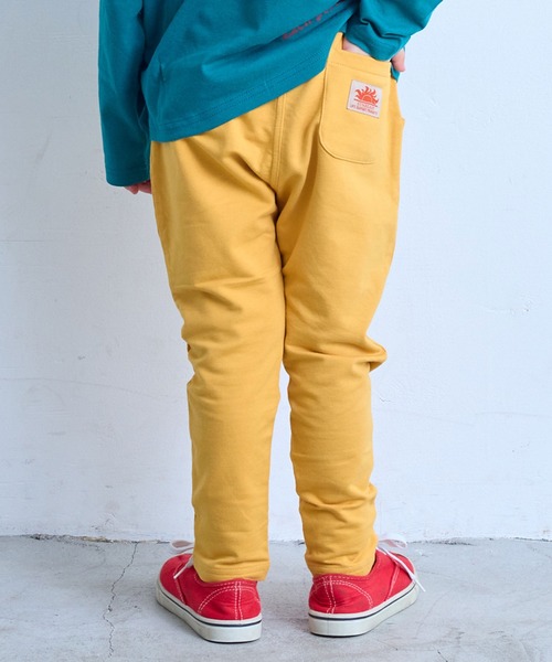 Life Support Products（ライフサポートプロダクツ）の「【26年春夏新色】【防汚加工】ストレッチパンツ（スウェットパンツ・キッズ・マスタード/ラベンダー/オレンジ/ライトグリーン/杢グレー/ターコイズブルー/ブラック/ライトブルー/カーキ/チャコール/ライトピンク/テラコッタ/パープル/ライトブラウン/レッド/グリーン/ネイビー・80/90/95/100/110/120/130）」の14枚目の写真