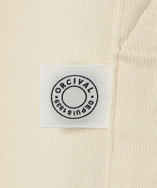 ORCIVAL（オーシバル）の「ORCIVAL | コットンジャージー ジップブルゾン MEN（その他トップス・メンズ・チャコール/アイボリー・4/5）」の9枚目の写真
