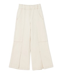 LIVINGTONE（リヴィントーン）の「LIVINGTONE(リヴィントーン) VANDAL - Baker high rise wide with slit（デニムパンツ）」