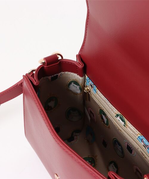 PAUL & JOE ACCESSOIRES(ポールアンドジョーアクセソワ)の「【PAUL & JOE ACCESSOIRES /ポール アンド ジョー アクセソワ 】 CAT BROOCH 2wayハンドバッグ(ハンドバッグ・レディース・ブラック/レッド/グリーン・FREE)」の17枚目の写真