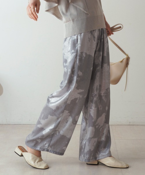 Bou Jeloud（ブージュルード）の「シャイニーパンツ（その他パンツ・レディース・グレー/ブラウン・38）」の6枚目の写真